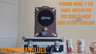 Video thumbnail for Pignose + Husky mic Red Devil element by BenBoumanBlues