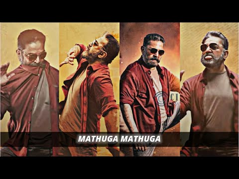 Mathuga Mathuga Song Whatsapp Status Telugu💥🎧 || Vikram || Kamal Hasan