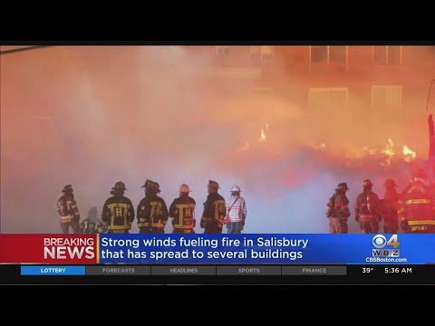 Massive Wind-Whipped Fire Spreads To Several Salisbury Buildings