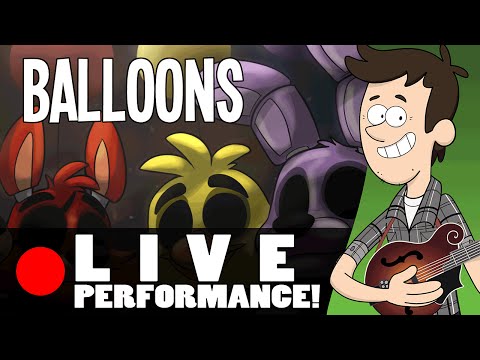 Balloons -  Live Performance by MandoPony | Five Nights at Freddy's
