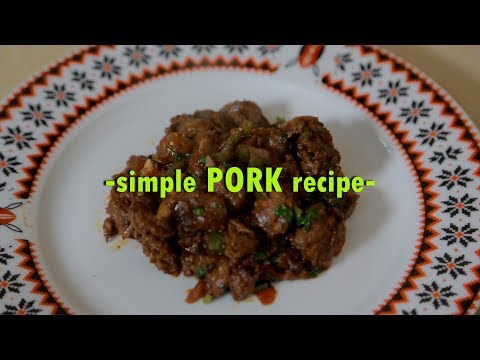PIKA NA RAYCH - How to Cook Fried Pork