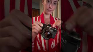 Rewinding #kodakportra400 in an #olympus #camera ➡️Subscribe to see how these photos turn out #35mm