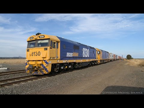 7901V Pacific National Container Service To Mildura (7/1/2019) - PoathTV Australian Trains