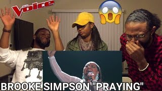 The Voice 2017 Brooke Simpson - Top 12: &quot;Praying&quot; (REACTION)