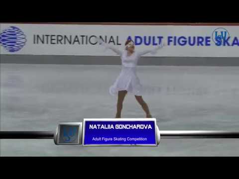Nataliia Goncharova. Oberstdorf 2018. Silver Ladies II Artistic. 22 place