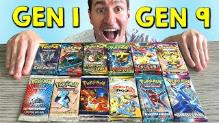 Opening EVERY Generation of Pokemon Cards (1999-2023)