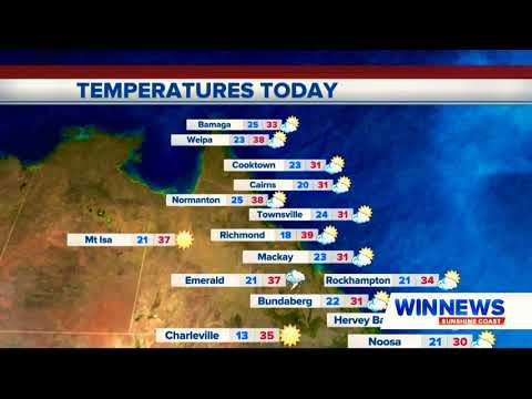 Win News Sunshine Coast - Weather Update, Tuesday November 19th 2019