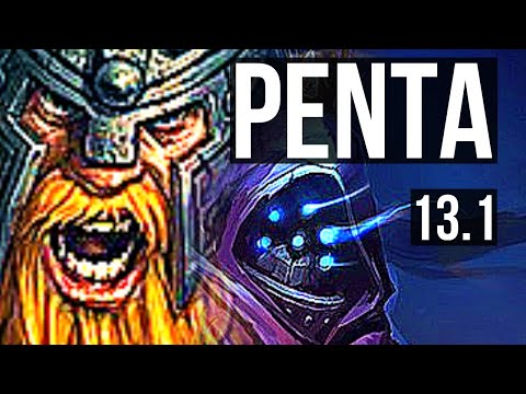 OLAF vs JAX (TOP) | Penta, 71% winrate, 8 solo kills | EUW Master | 13.1