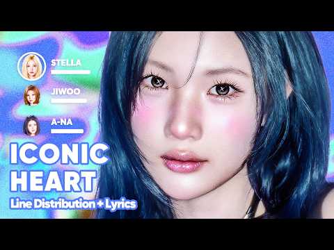 Hearts2Hearts - ICONIC HEART (Line Distribution + Lyrics Karaoke) PATREON REQUESTED