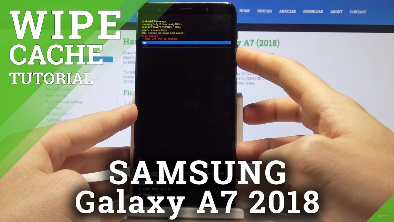 How to Wipe Cache in SAMSUNG Galaxy A7 (2018) - Reset Cache Partition