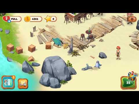 Lost island Blast Adventure 29-30 levels Gameplay Story