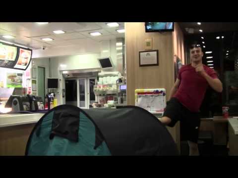 Lee Marshall Fast food Camping funny prank in macdonalds