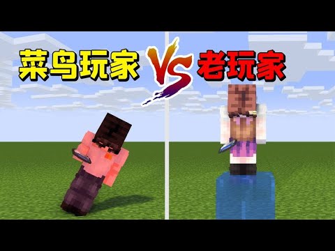 我的世界：菜鸟操作VS老玩家操作