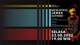 Download lagu MEMAKNAI JEMEK SUPARDI (Mengenang Empat Puluh Hari Meninggalnya Maestro Pantomim Jemek Supardi) mp3 Download lagu MEMAKNAI JEMEK SUPARDI (Mengenang Empat Puluh Hari Meninggalnya Maestro Pantomim Jemek Supardi) mp3