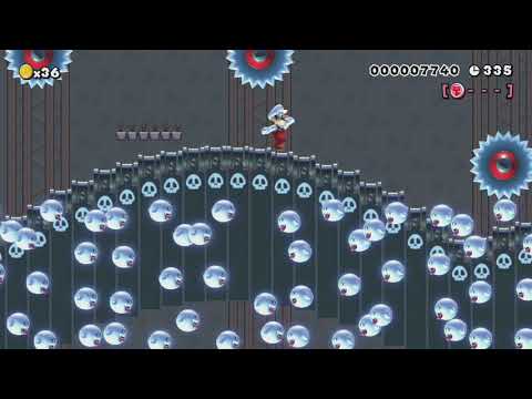 [NSDBU] 6-6 Haunted Hallway by Frank - Super Mario Maker - No Commentary 1bk