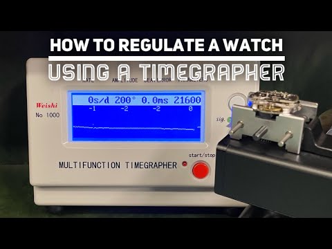 How to Regulate a Watch with a Timegrapher