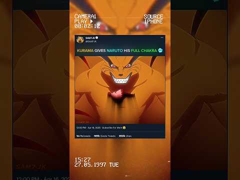 KURAMA'S LAST BATTLE 🥹