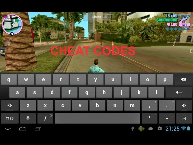 cheats for gta vice city mobile