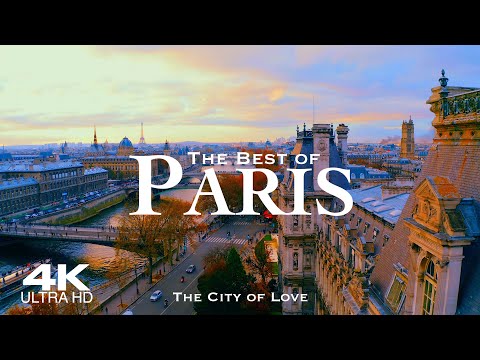 [4K] Best of PARIS 2025 🇫🇷 2 Hour Drone Aerial Relaxation Film UHD | FRANCE