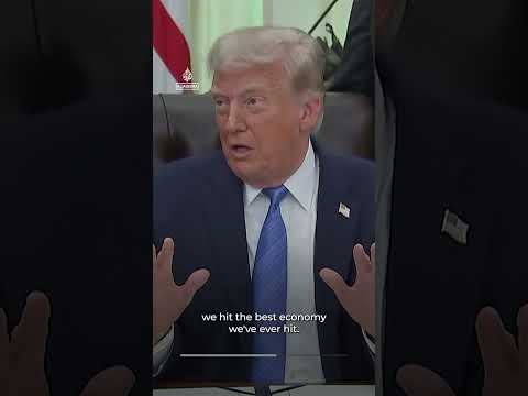'I love the inflation' US President Trump dismisses price concerns | AJ #shorts