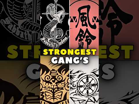 Top 5 Strongest Gangs in Wind Breaker 😱😍❗️❗️#windbreaker #anime #shorts
