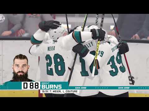 San Jose Sharks VS Anaheim Ducks NHL 22 full gameplay