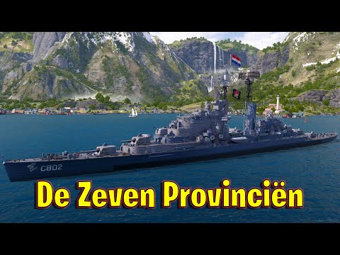 Meet The De Zeven Provinciën! Tier 7 Dutch Cruiser in World of Warships Legends