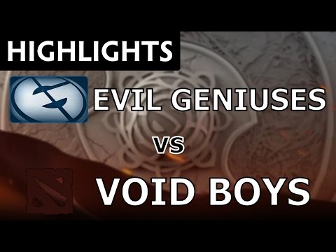 Evil Geniuses vs Void Boys - The International 2016 Qualifiers - Dota Highlights