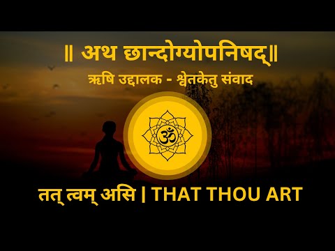 Chandogya Upanishad | Tat Tvam Asi (That Thou Art) | Hindi