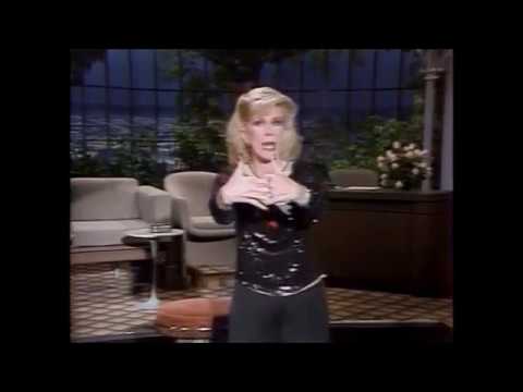 Joan Rivers monologue Black Glitter Top