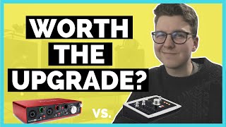 Video thumbnail for Audient iD22 vs Focusrite Scarlett 2i4 | BLIND SHOOTOUT by Adam Train (OxidationShed)