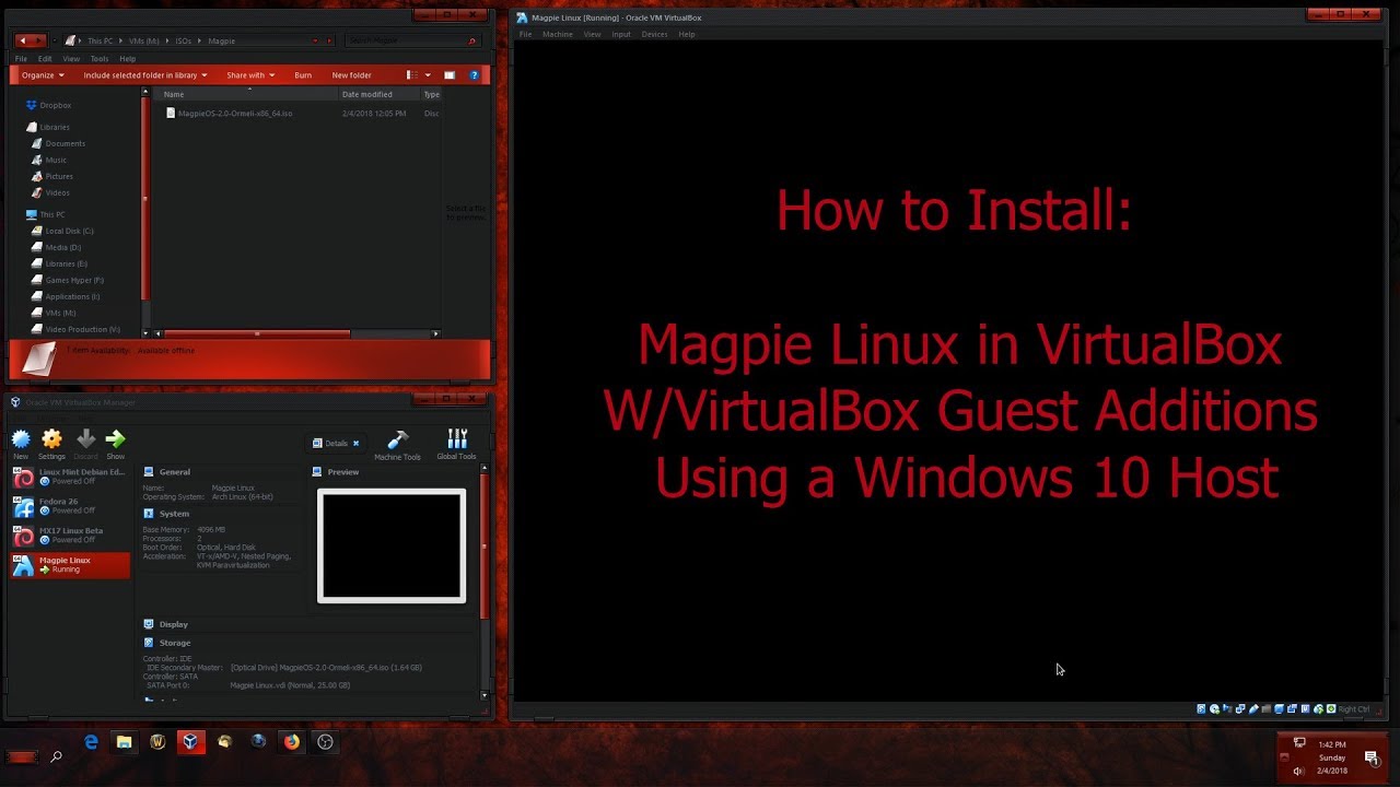 How to Install Magpie Linux in VirtualBox