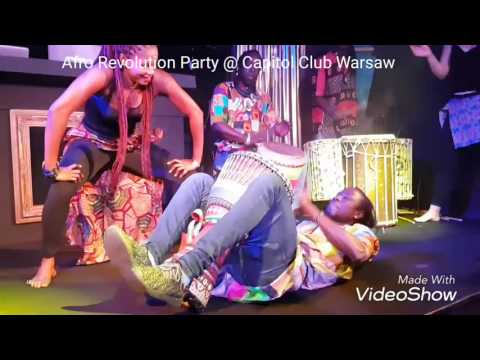 Taniec afrykanski - wystep w klubie Capitol w Warszawie