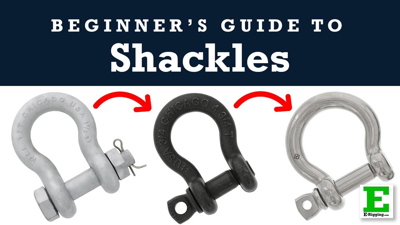 Beginner's Guide to Rigging Shackles - Types, Coatings, and Materials