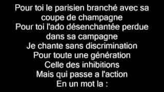 Keen'v generation sexe drogue et vodka ( paroles )