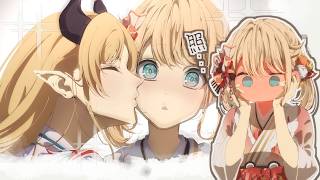 【手描き】癒月商店にてあやしい接客を受けるいろは殿【癒月ちょこ/風真いろは/ホロライブ切り抜き】