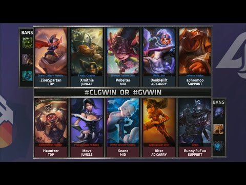 CLG vs GV Game 2 Highlights - COUNTER LOGIC GAMING vs GRAVITY - Week 6 NA LCS SUMMER 2015