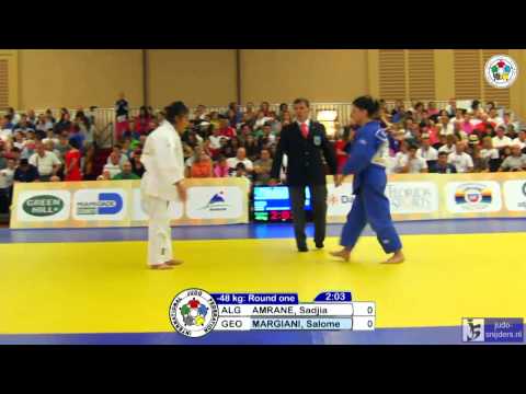 Judo 2013 World Championships Miami Cadets: Amrane (ALG) - Margiani (GEO) [-48kg]