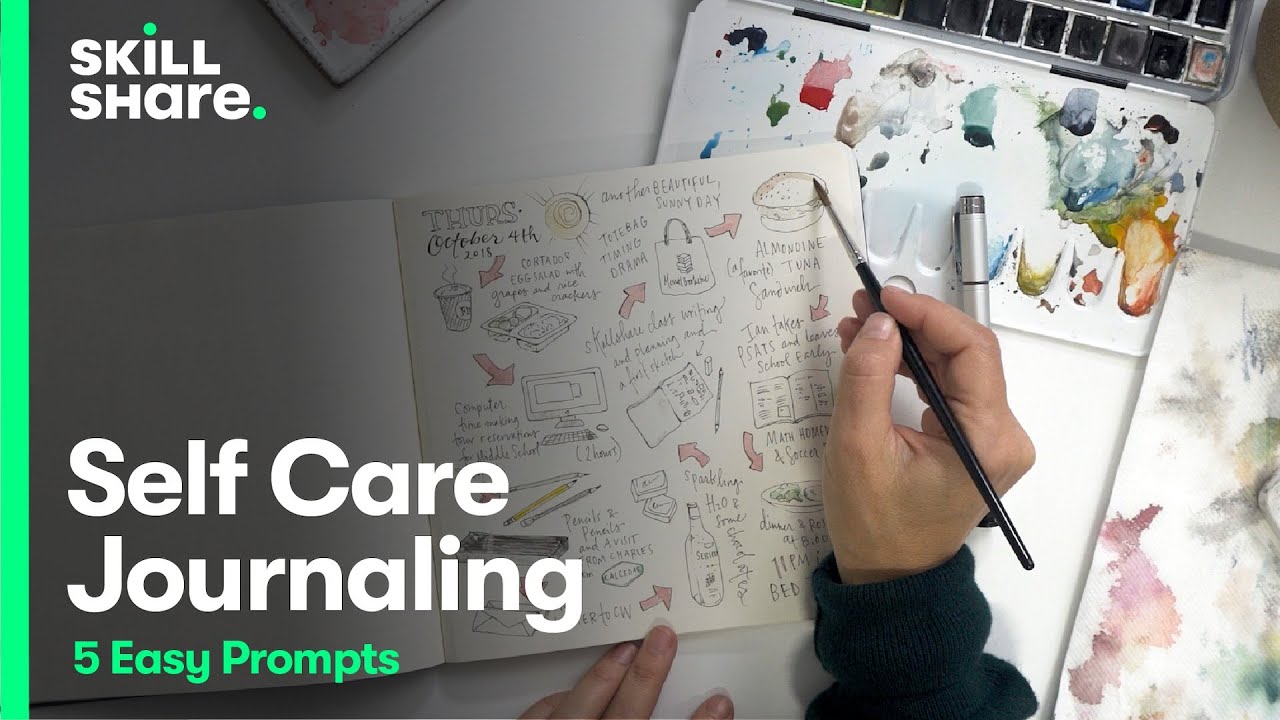 Self Care Through Visual Journaling: 5 Easy Prompts
