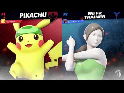 CWA Wifi Weekly 31 - Winners Round 1: Fatkid (Wii Fit Trainer) vs ThreeBar (Pikachu)