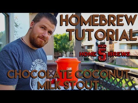 Homebrew Tutorial: Grain to Glass - Chocolate Coconut Milk Stout - Let's Have Some Beer Episode 105