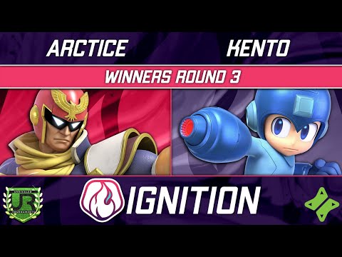 Ignition 258 WINNERS ROUND 3 - Arctice (Captain Falcon) vs Kento (Mega Man)