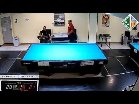LLIGA CATALANA 3BANDES 3aDIV - 1JORNADA - CB LLEIDA "B" vs S.C. COLÓN "A"