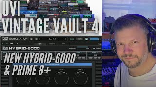 Video thumbnail for What's new in @UVIofficial  Vintage Vault 4 ? New instruments (cool user tips) by Nu-Trix The Synth Guy