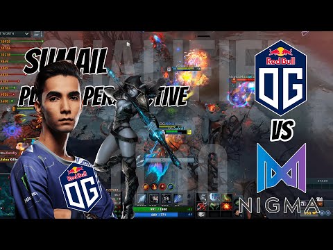 SUMAIL PLAYER PERSPECTIVE [DROW RANGER] OWNAGE [OG VS NIGMA]  TI 10 QUALIFIER