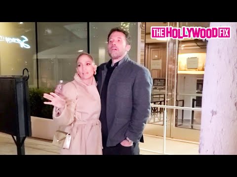 Ben Affleck & Jennifer Lopez Get Annoyed & Tell Paparazzi To Back Off After Kissing In Beverly Hills