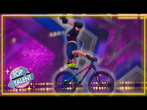 GOLDEN BUZZER | DANGEROUS Bicycle Stunt STUNS On Poland's Got Talent 2021! | Top Talent