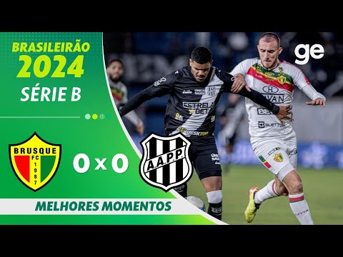 Gols e lances de Brusque x Ponte Preta