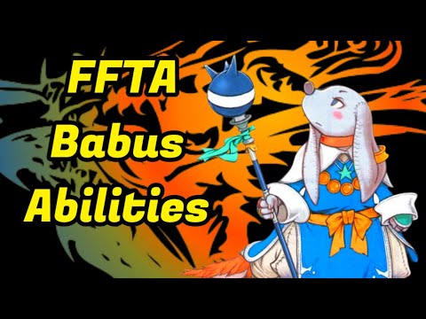 Final Fantasy Tactics Advance Babus Swain All Abilities (Runeseeker)
