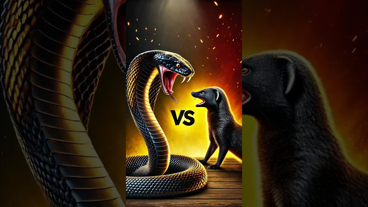 ANIMAL KINGDOM Faceoff KING COBRA VS MONGOOSE for Survival